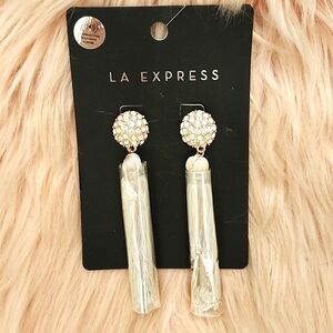 Brand New LA EXPRESS BLING TASSLE FASHION EARRINGS
